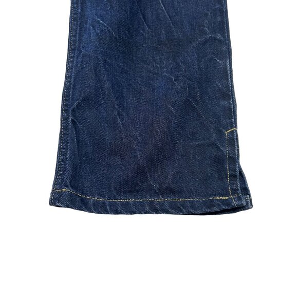 Gap 1969 Jeans Mens 32 X 28 Morrison Straight Leg Button Fly Dark Wash Denim - Picture 5 of 12